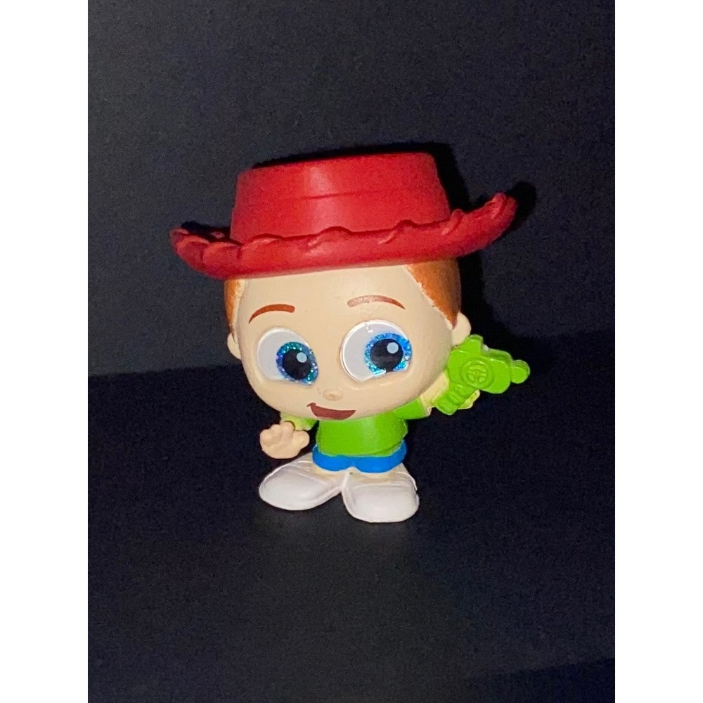 Disney Doorables Toy Story Andy Figure Red Cowboy Hat Green Shirt Series Mini